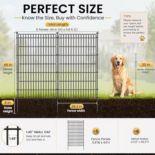 No Dig Garden Fence (59 Foot)