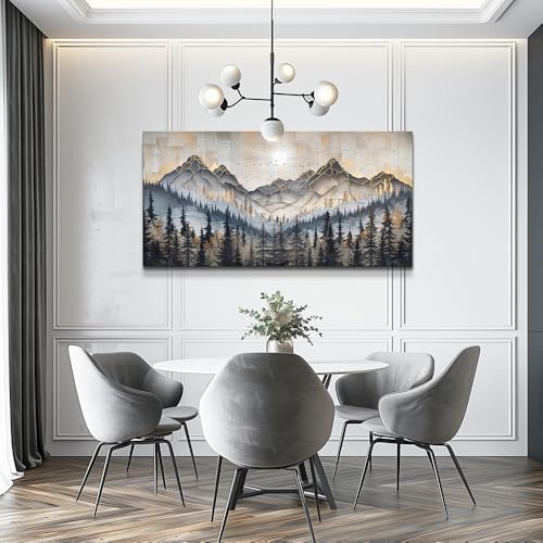 Large Wall Art For Bedroom Wall Decor For Living Room Modern Office Dining Room Decor Abstract Ink