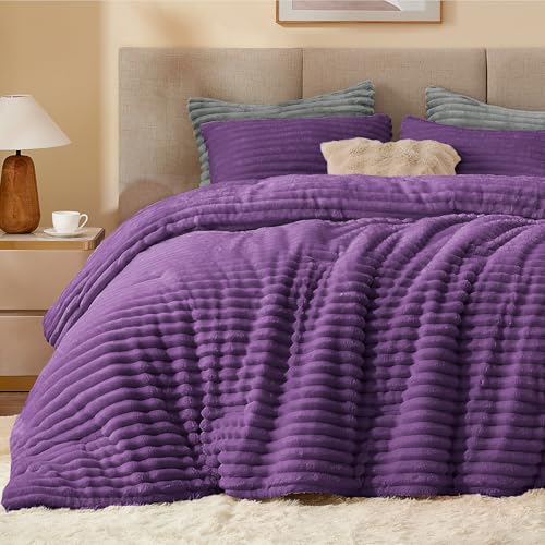 Fleece Queen Comforter Set