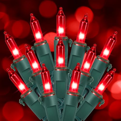 Red Christmas String Lights (500 Count)