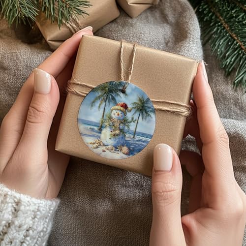 Coastal Summer Christmas Ceramic Ornament Gifts