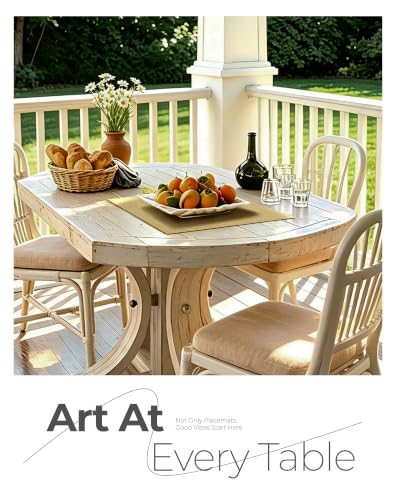 Gold Frame Placemats Set of 4 (4 Count)