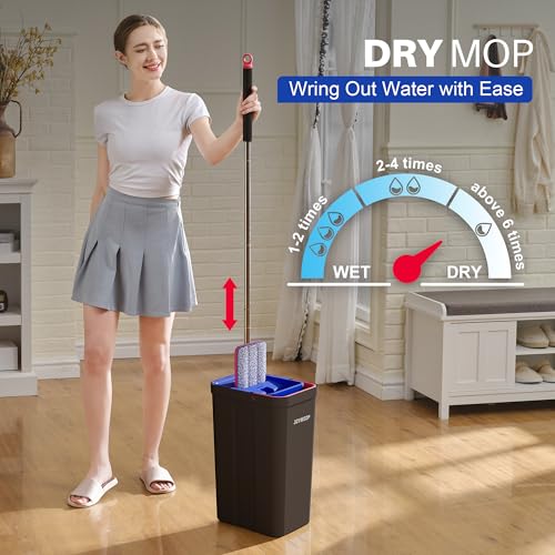 Mop and Bucket with Wringer Set