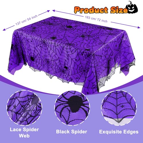 2Pcs Halloween Tablecloths (2 Count)