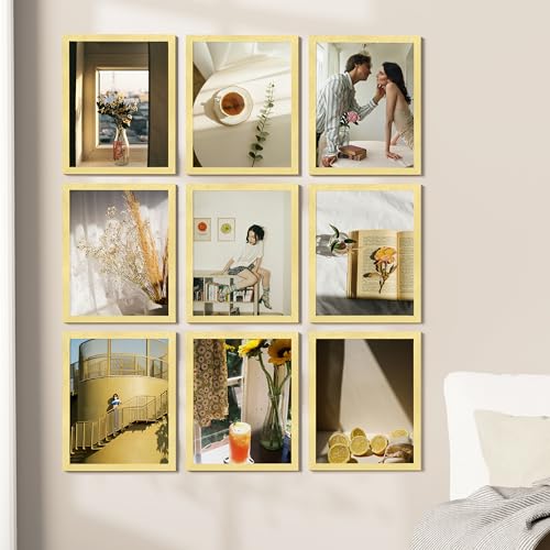 11x14 Picture Frames Set of 9 for Wall Mounting (9 Count)