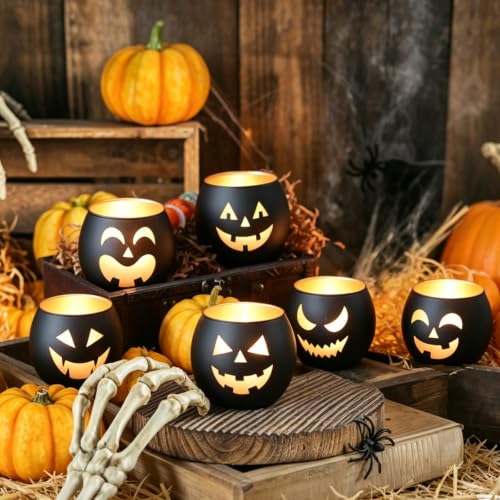 Halloween Table Centerpiece Candle Holders Set of 12 (12 Count)