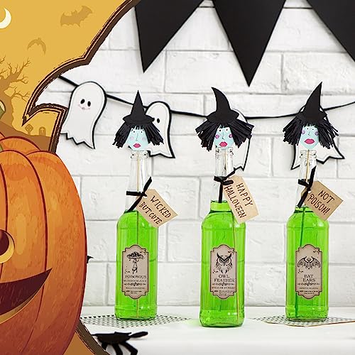 144PCS Halloween Bottle Labels (144 Count)