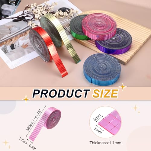 5x5mm Self Adhesive Mirrors Mosaic Tiles (3600 Count)