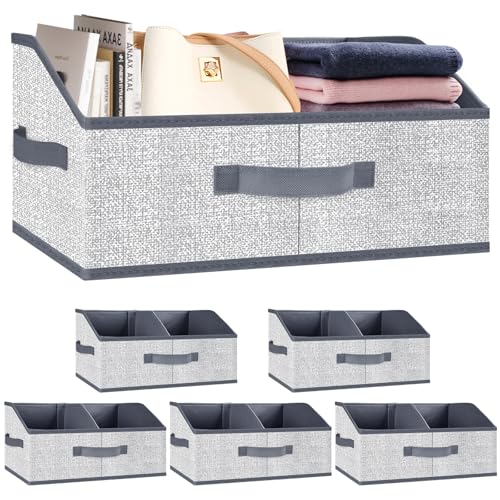 6 Pack Trapezoid Storage Bins (6 Count)