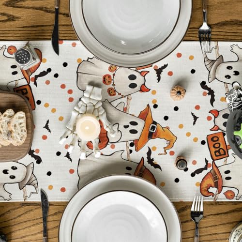 210 GSM Halloween Table Runner Home Party Decor 13x60 Inch (5.42 Sq Ft)