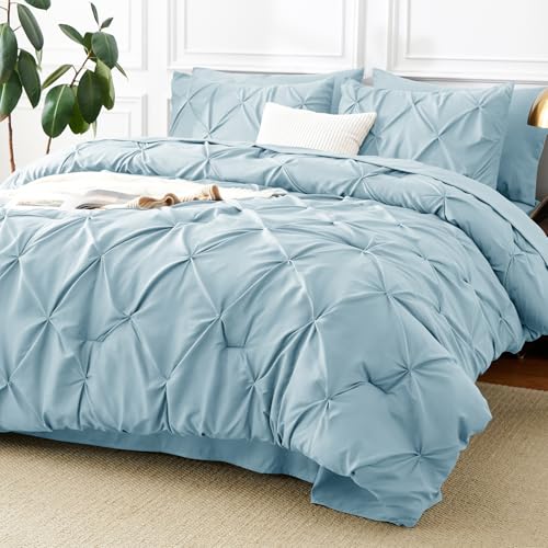 King Size Comforter Set Light Blue