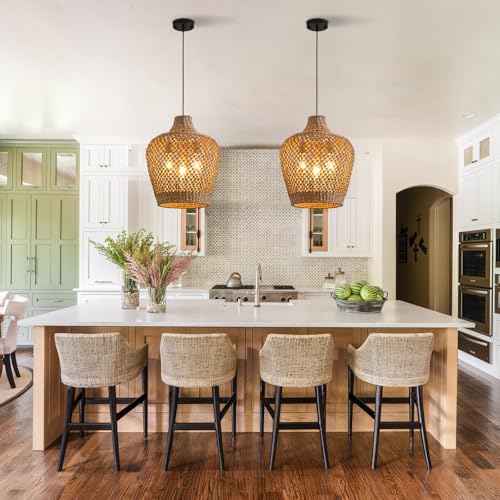 Rattan Pendant Light (3 Count)