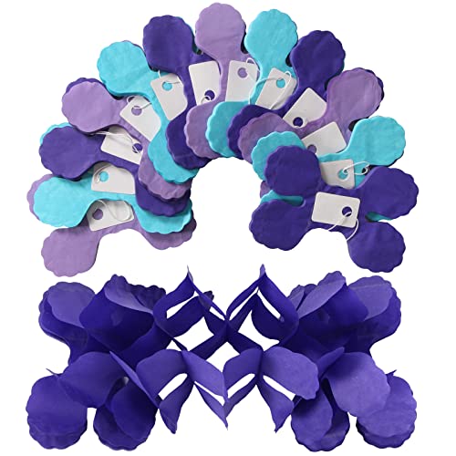 Purple Blue Mermaid Party (12 Count)