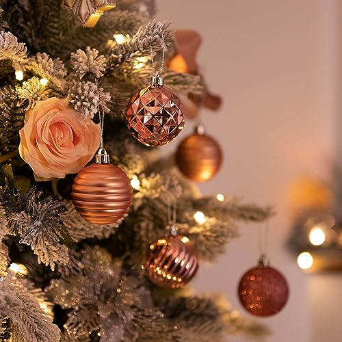 24ct Christmas Ornaments Tree Decorations Set 2.36 Inch (24 Count)