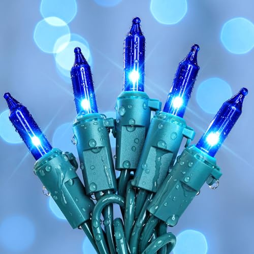 Blue Christmas Lights (13 Foot)