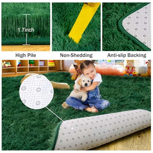 5x7 Feet Shaggy Area Rug