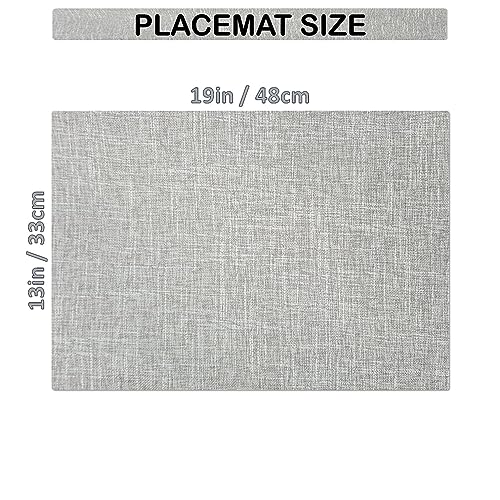Placemat Set Washable Place Mats for Parties (4 Count)