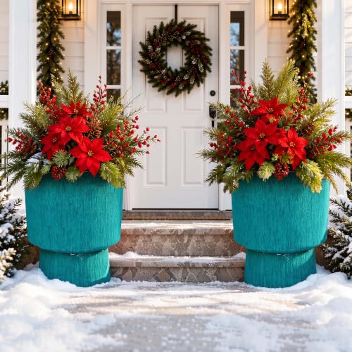 16.8" Planters for Outdoor Plants (2 Count)
