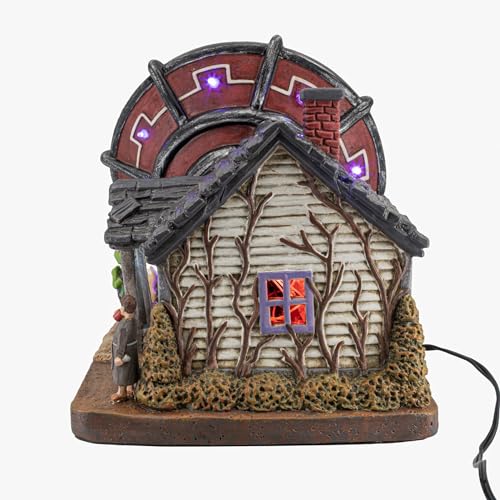 No Landing Zone Alien Theme Spooky Halloween Village Multi