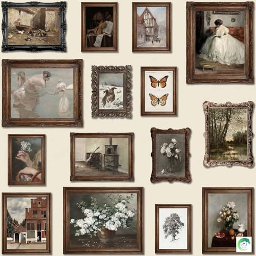 15 Pcs Unframed Vintage Moody Art (15 Count)