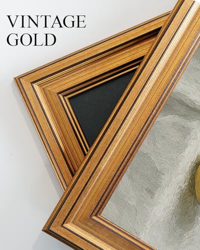 Vintage Gold Framed Wall Art for Living Room