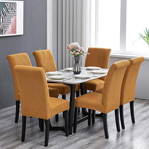 Stretch Chair Covers for Dining Room Set of 6