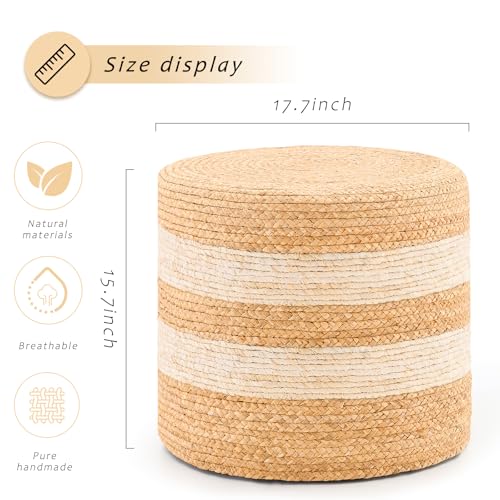 Handwoven Ottoman Pouf