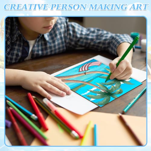 10 Pieces Large Summer Unfinished Wood Crafts to Paint for Adults