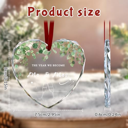 Custom Christmas Ornament Glass