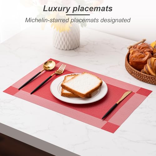 Placemats Set of 6 Washable Indoor (6 Count)