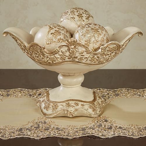 Floressa Decorative Centerpiece Bowl and Orbs