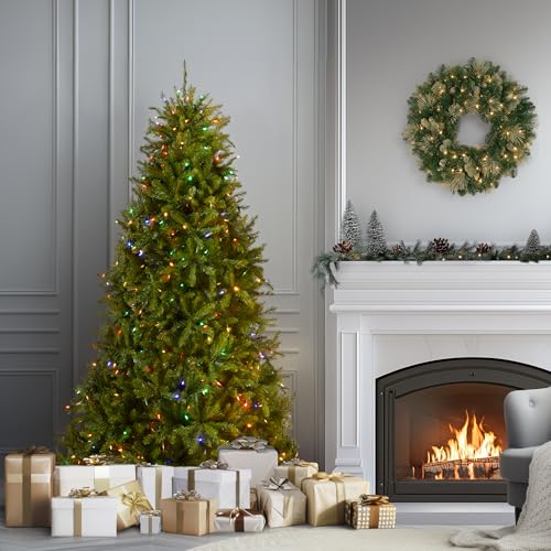 6.5ft Pre Lit Dunhill Fir Artificial Christmas Tree