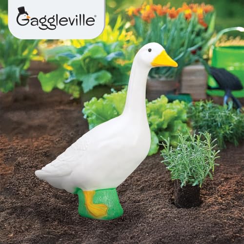 Official Gaggleville Porch Goose Baby Statue