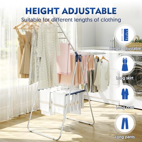 Large Stainless Steel Clothes Drying Rack