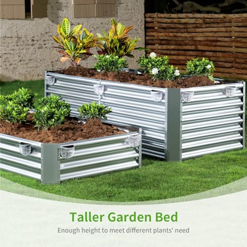 Metal Raised Garden Bed for Gardening