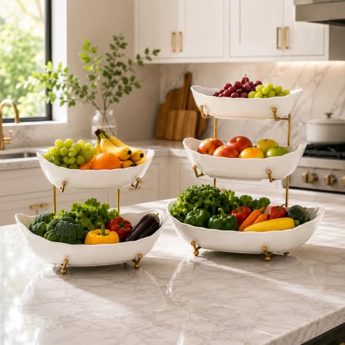 3 Tier Large Fruit Bowl