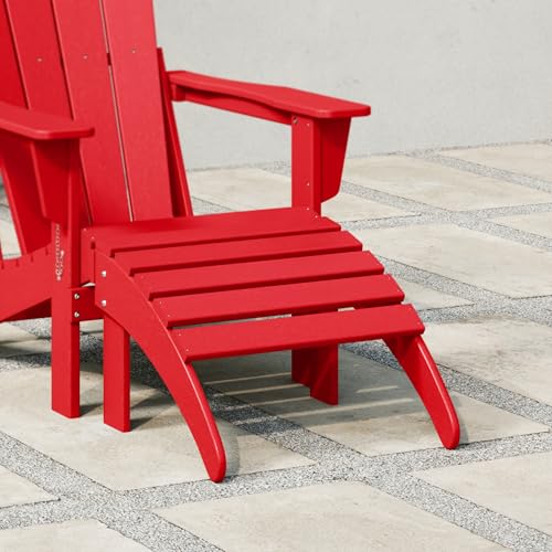 Outdoor Patio Adirondack Ottoman Foot Rest