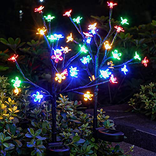 2 Pack Solar Lights Outdoor Waterproof (2 Count)