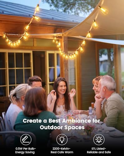 Outdoor String Lights 100FT (100 Foot)
