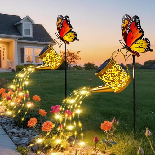 Solar Garden Lights Outdoor Decor (2 Count)
