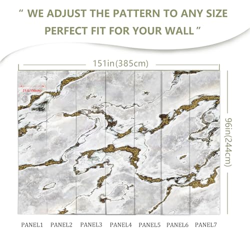 Marble Wallpaper Large Abstract Gold Wall Mural