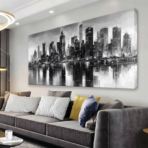 New York City Wall Art Brooklyn Bridge Large Wall Art For Living Room 29×58