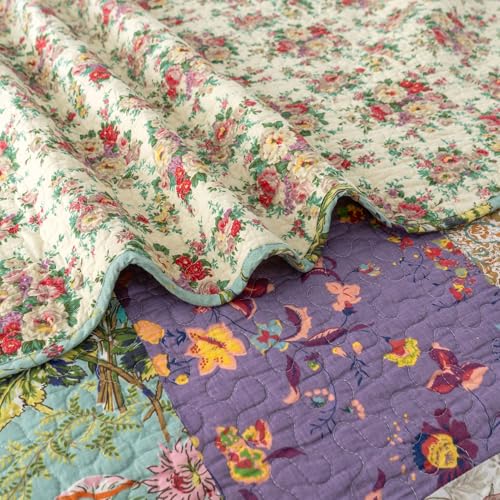 Oversized Queen Quilt Set Patchwork Bedspread