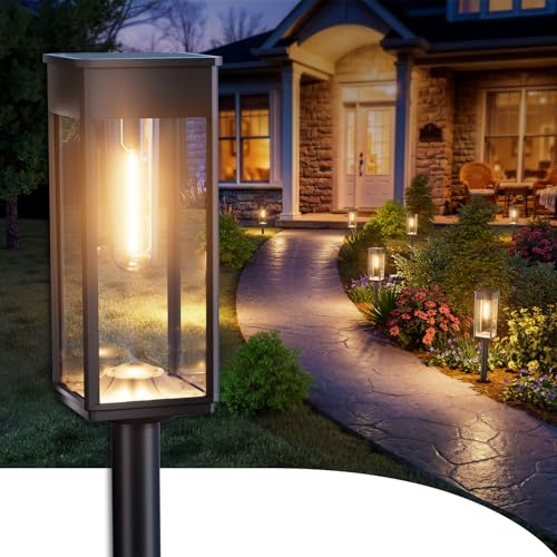 Solar Walkway Lights Outdoor (8 Count)