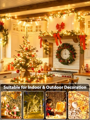 165 FT 500 LED Super Long Christmas Lights String Indoor Outdoor Warm White