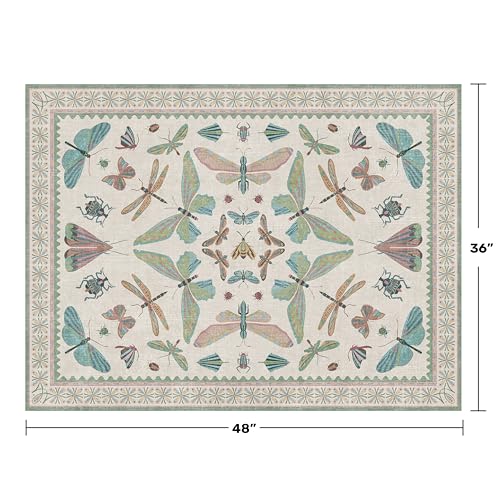 Washable Sage Green Large Entryway Rug (12 Sq Ft)