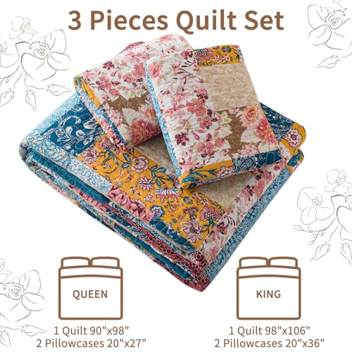 Cotton California King Size Bedding Set