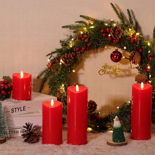 Outdoor Flameless Candles with Remote Timer (3 Count)
