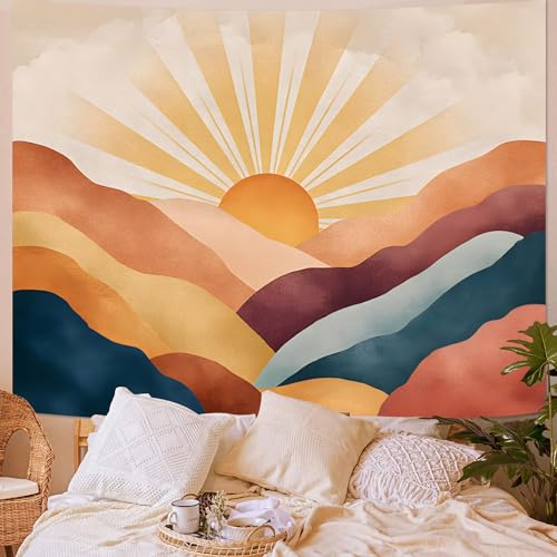Abstract Mountain Tapestry