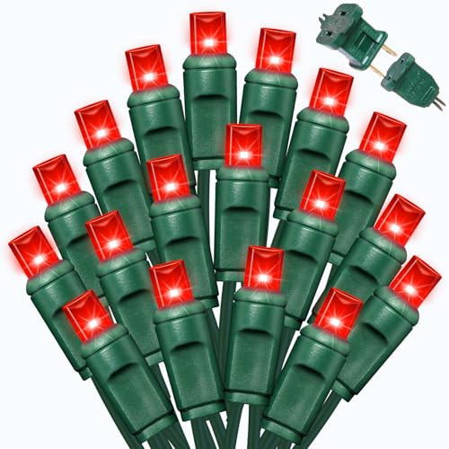 Valentine’s Day Red String Lights Indoor (200 Count)